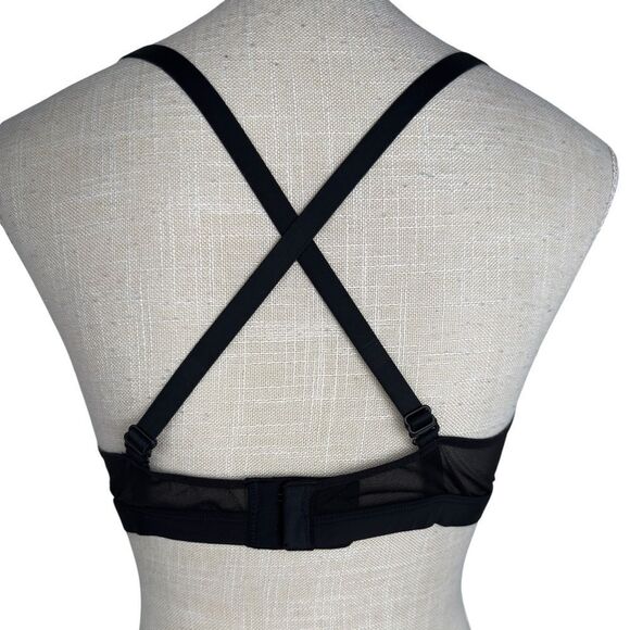 Parade Black Colorful Re:play Dream Fit Triangle Bralette In Midnight Garden - Picture 7 of 9